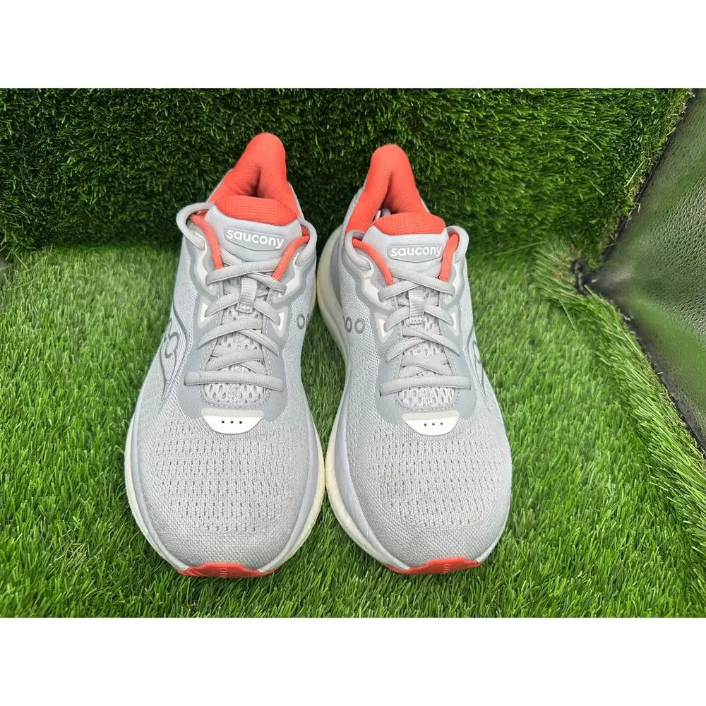 Saucony Triumph 23 S11023-210 Athletic Sneaker Womens 8 Gray Mesh Running Sports